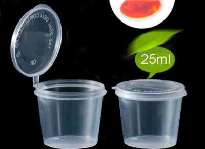 China Small One Piece Disposable Sauce Cups For Seasoning And Chilli SGS FDA Approval for sale