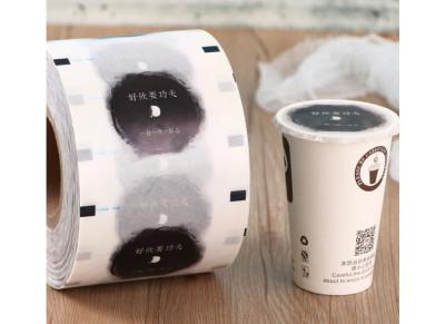 China 90/95mm diameter sealing film for both plastic cups and paper cups for sale