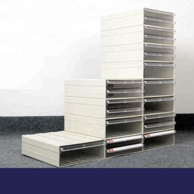 China Convertible office storage cabinet and office plastic filing cabinet for A4 paper for sale