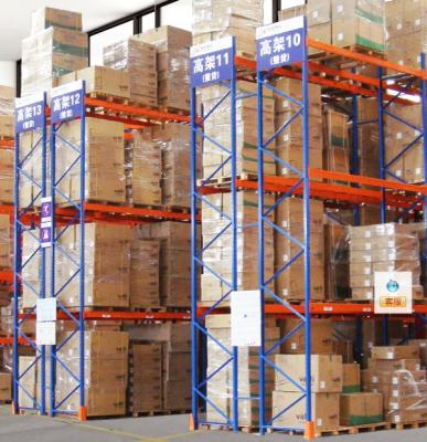 China Logistics Storage Heavy Duty Corrosion Protection 2 Ton Capacity Equipment Double Pallet Deep Racking for sale