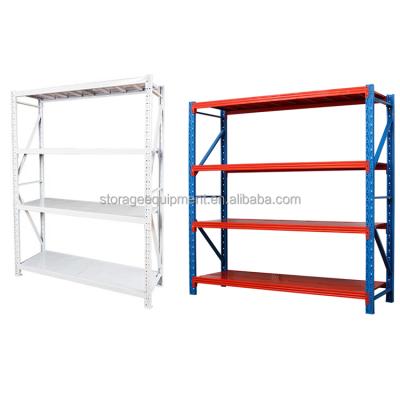 China Wholesale Corrosion Protection Factory Shelves Garage White Metal Supermarket Rack for sale