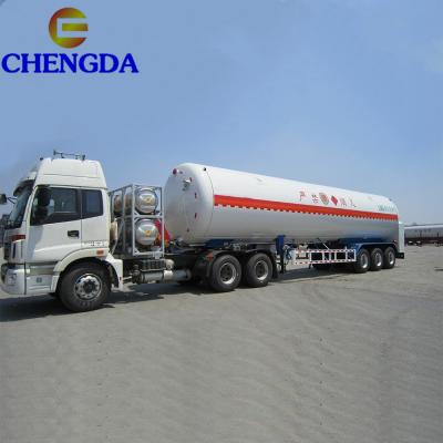 China FUWA 3 Axle 12 Truck Trailer China Tires Transport Gas LNG Tanker Truck Semi Trailers for sale