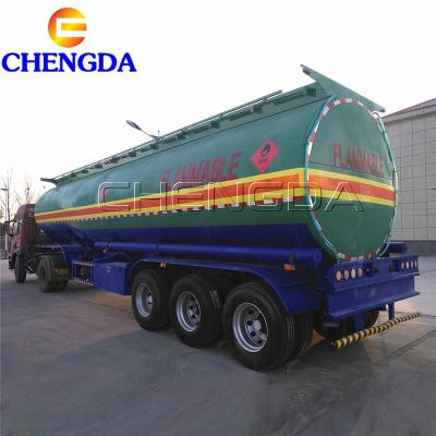 China Truck Trailer 3 Axles 40kl 40m3 Sewage Tank Trailer for sale