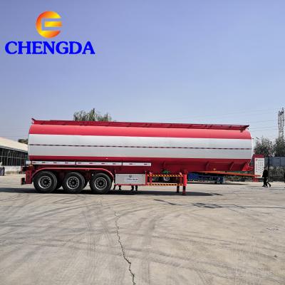 China Truck Trailer 3 Axles 43000 Liters Steel Fuel Tanker Semi Trailer for sale