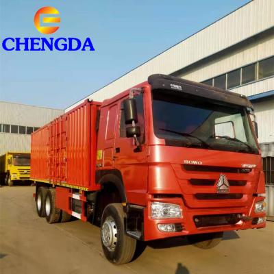 China 10 Ton Small Van Trucks 30 Ton Howo Box Cargo Truck For Sale 9595*2210*2565/3050 for sale