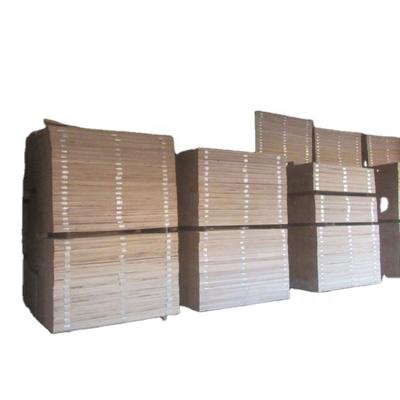 China Paulownia traditional triangle solid wood slats chamfer strip for sale