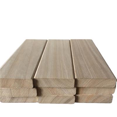 China Traditional Plus Cheapest Saunalaths Waterproof Paulownia Wood Wall Panels for sale