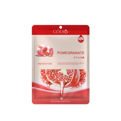 China Moisturizer Codr Fruit FaceMask Skin Care Organic  Sheet Mask Form and Face Use Moisturizing Facial Mask for sale