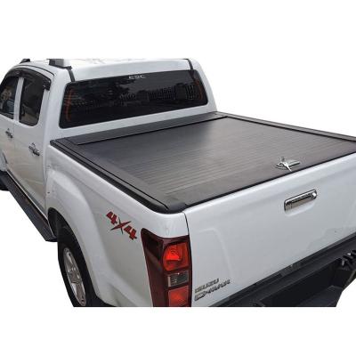 China Chevy Silverado 1500 2015-2020 Car Accessories Roll Flap Cover Tonneau Covers For Dmax Folding Tonneau Cover for sale