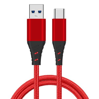 China Hot Selling USB Type C Cable 3.0 Nylon Braided Compatible MP3/MP4 Player With Samsung/Xiaomi/Huawei for sale