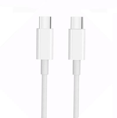 China MP3/MP4 Player USB Type-C To Type-C 2.0 Charger USB Cable 3.3ft/1M White for sale