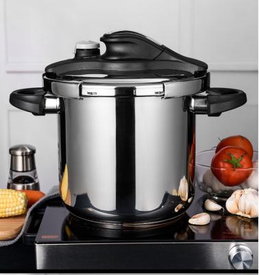 China Sustainable BODEUX 304 Stainless Steel Pressure Cooker Thickening Pressure Gas Explosion Proof Induction Cooker for sale