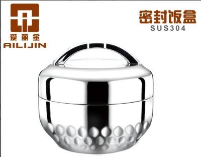 China Ellie Gold 304 Stainless Steel Material Sustainable Gasket Insulated Lunch Box Office Dining for sale