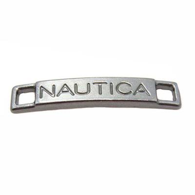 China Factory Price Eco - Friendly Plating Custom Embossed Logo Charms for sale