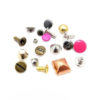 China Eco - Friendly Custom Decorative Copper Pyramid Stain Rivets for sale