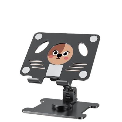 China Aluminum Tablet Stand Holder Adjustable For Ipad Stand Desktop Aluminum Tablet Laptop Stand Portable for sale