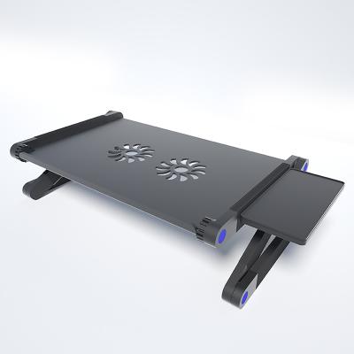 中国 OEM ODM Factory Price folding portable cooling laptop stand with mouse pad 販売のため