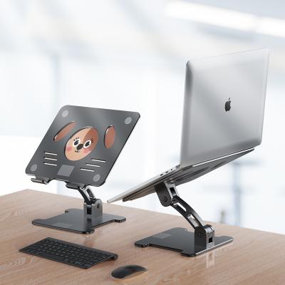 중국 2020 Popular Folding Aluminum Desktop Tablet Holder Table PC Bracket Adjustable View Angle Laptops Stand 판매용