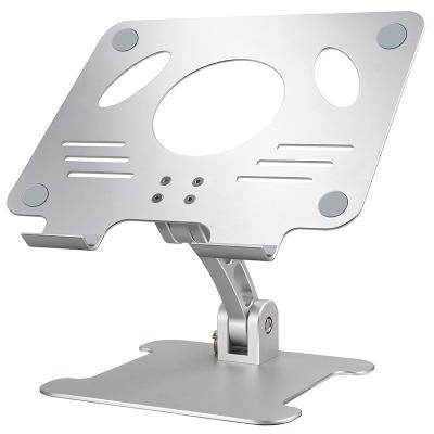 China Aluminium computer stand multi-angle height Anti-slipped design adjustable laptop stand zu verkaufen