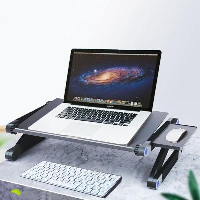 Κίνα Hot selling extension holder Desk cooling computer DJ table Bed vertical Portable foldable adjustable aluminum laptop stand προς πώληση