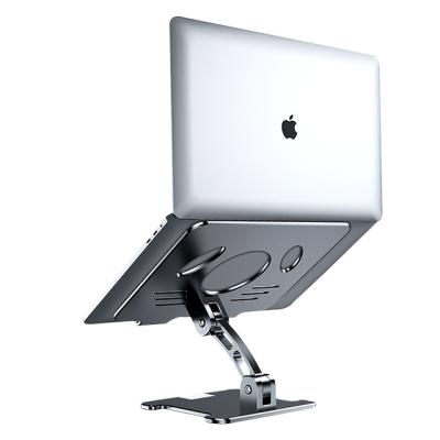 Κίνα Oem Odm High Quality Aluminium Computer Tablet Holder Height Adjustable Portable Foldable Laptop Stand προς πώληση