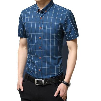 China OEM Breathable Short Sleeve Casual Plus Size Shirts Mens Cotton Shirts Mens Shirts For Men for sale