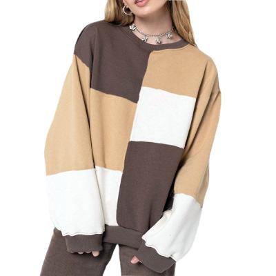 China QUICK DRY White Private Label Oversized Crewneck Sweater Printing Hoodies Sweatshirt Women for sale