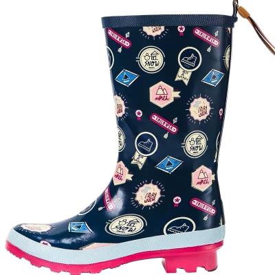 China CUSHIONING colorful non-slip children rain wellington boots pure color waterproof high quality kids boot cheap rain boots for lady for sale