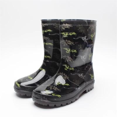 China Disposable Camouflage Boys PVC Rain Boots for sale