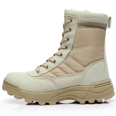 China Steel Toe Desert Camouflage Army Canven Military Combat Military Mens Boots Shoes for sale