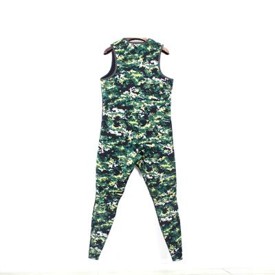 China 2PCS JOHN CELL NEOPRENE DIVING SPEARFISHING OPEN LONG WETSUIT Antibacterial 7MM -9mm FULL BODY CAMOUFLAGE SUIT WETSUIT OPEN LONG WETSUIT for sale