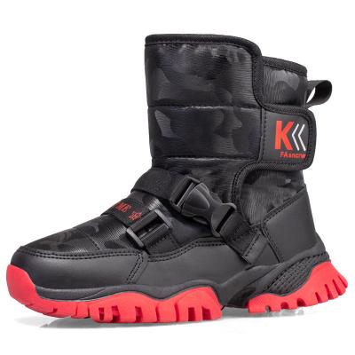 China Light weight ready to ship kids PU warm non-slip waterproof snow boots for winter for sale