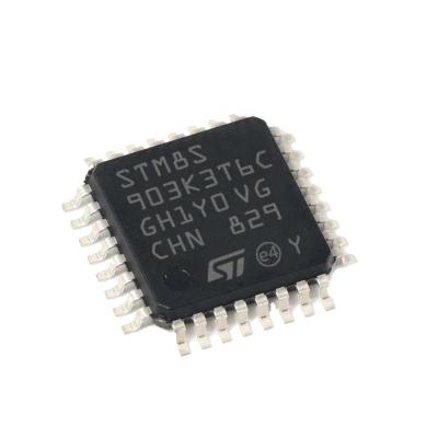 China Brand new original genuine 8 bit microcontroller integrated circuit chip stm8s903k3t6c lqfp-32 16mhz 8KB MCU for sale