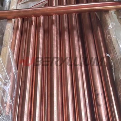 China High Hardness Chromium Zirconium Copper Round Bars For Welding Wheels Te koop