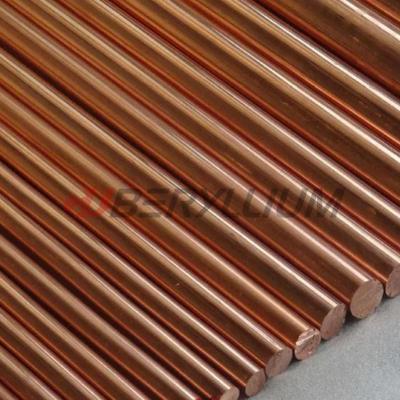 China UNS.C18150 Copper Rods Diameter 1mm - 8mm For Circuit Breaker Switches Te koop