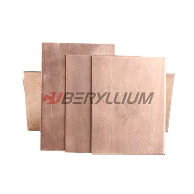 China Beryllium-Kupferblech-Metallhohe Härte 300mm Cube2 Cda 17200 zu verkaufen