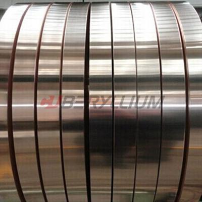 China UNS C17200 Beryllium Copper Heat Treatment Strip Cube2 Material Soft 0.2x25mm for sale