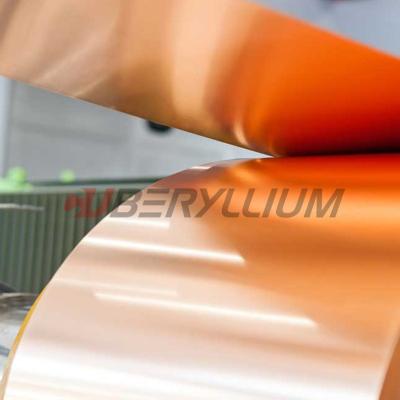 China der Dichte-8.25gcm3 Stärke 0.1mm Beryllium-kupferne Folien-des Streifen-QBe2 0.2mm 0.4mm 0.8mm zu verkaufen