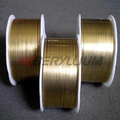 China Beryllium-Kupfer ASTM C17410 vereitelt Band 0.08mm für Frühlings-Kontakte zu verkaufen