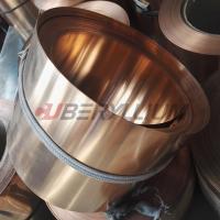 China Alloy 174 ASTM B768 Beryllium Bronze Strips With State HT TH04 For Fuse Clips for sale