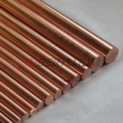 China Tellurium Copper Rod C14500 / C1450 ASTM B301 For Automotive Connectors for sale