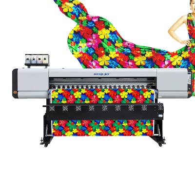 China Garment Shops High Cost Performance Industrial Inkjet Printing Machine Sublimation Printer With 2~8 Printheads for sale