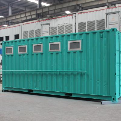 China Modern 20 Ft Prefab Container Mobile Home Portable Toilet Public for sale