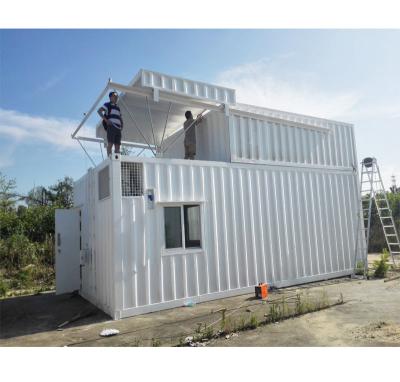 China Mechanical and Eletrial Cabinet 20 HC Prefabricated Combined Container Astronomical Observatory Equipment Container for sale