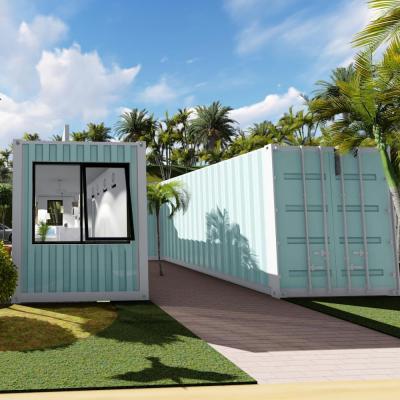 China Modern 20FT/GP/HC prefab combined luxury container villa container shop room china price for sale for sale