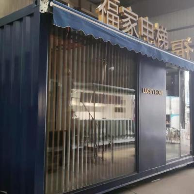 China Modern 20gp prefab container lift exhibition container for sale