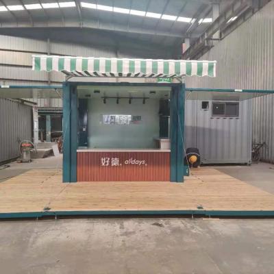 China Modern 10FT full side open container prefab store on cheap sale for sale