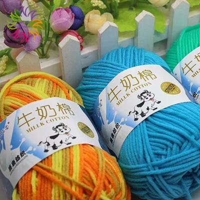 China ZHAONUO Free Samples Various Colors Baby Viable Soft Acrylic Hand Knitting 5ply 50g Chunky Cotton Yarn Hand Knitting Cotton Yarn For Crocheting for sale