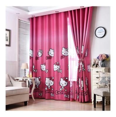 China Blackout Printing Children Curtains Fabric Curtain Grommet Chinese Manufacturer for sale