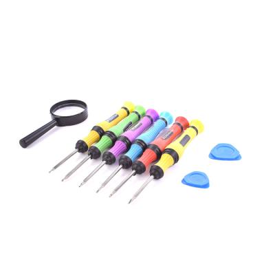 China Nickel WEEKS Bits WEEKS Bit Cell Phone Laptop Screwdriver Set Aluminum Bronze Aluminum Multi Tool Kit For iPhone X 8 7 6 for sale